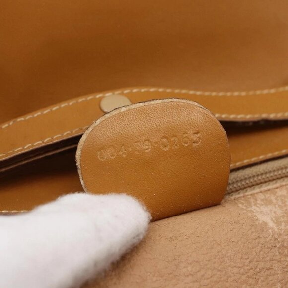 GUCCI Micro GG Supreme Shoulder Bag PVC Beige Gold 004 89 0265 Auth ki6121 - Picture 10 of 16